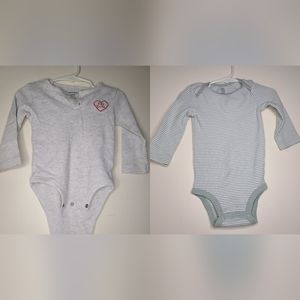 Carters 12m Long sleeve Onesie bundle